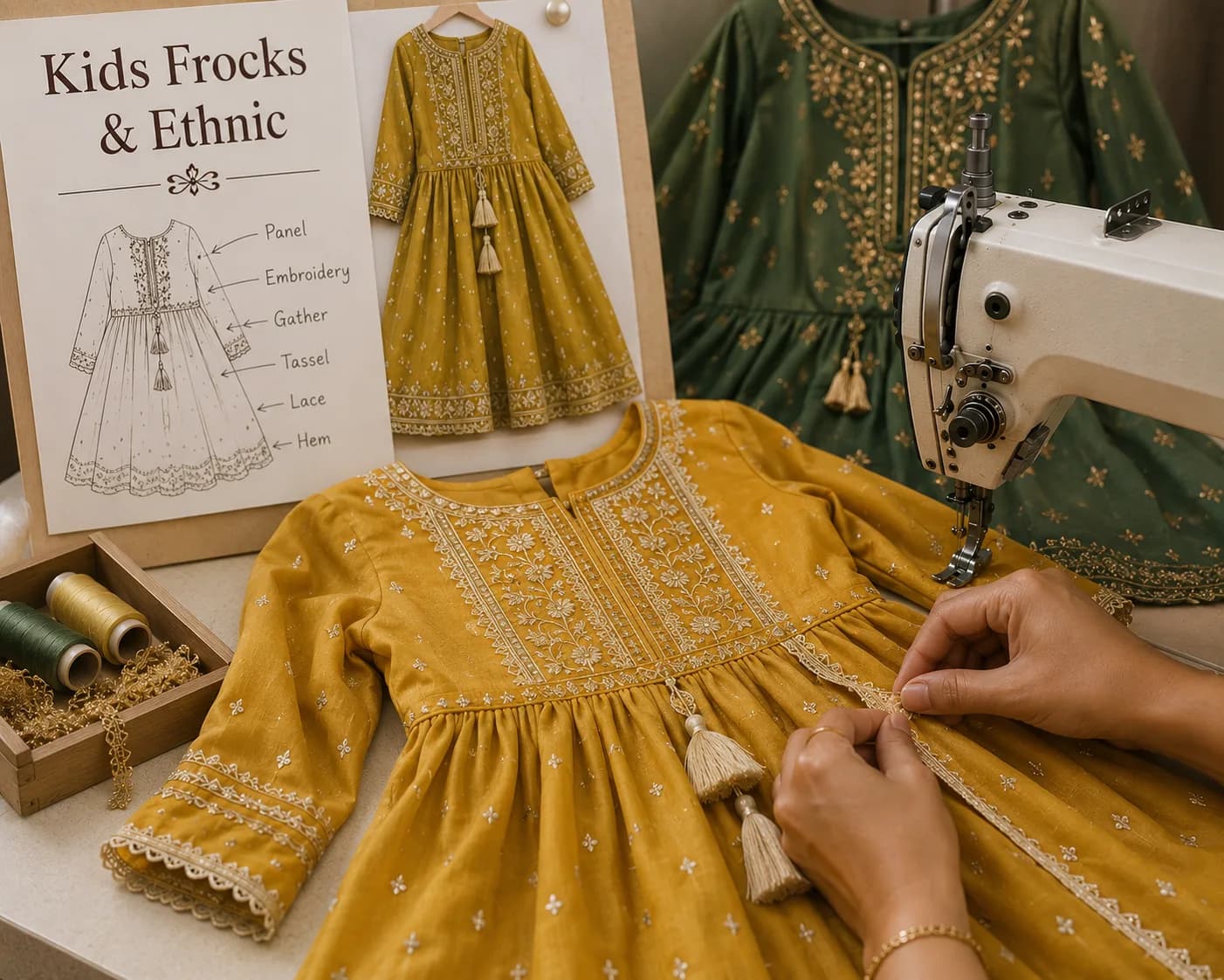 Kids Wear Stitching
