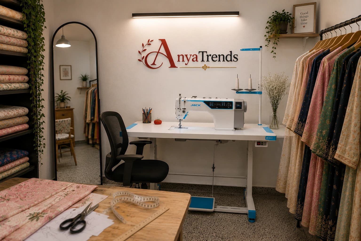 Inside the Anyatrends atelier — master tailors at work in Mirzapur