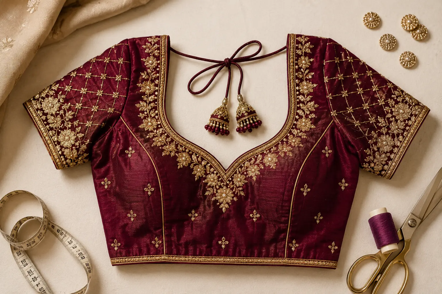 Blouse Stitching — Tailoring by Anyatrends