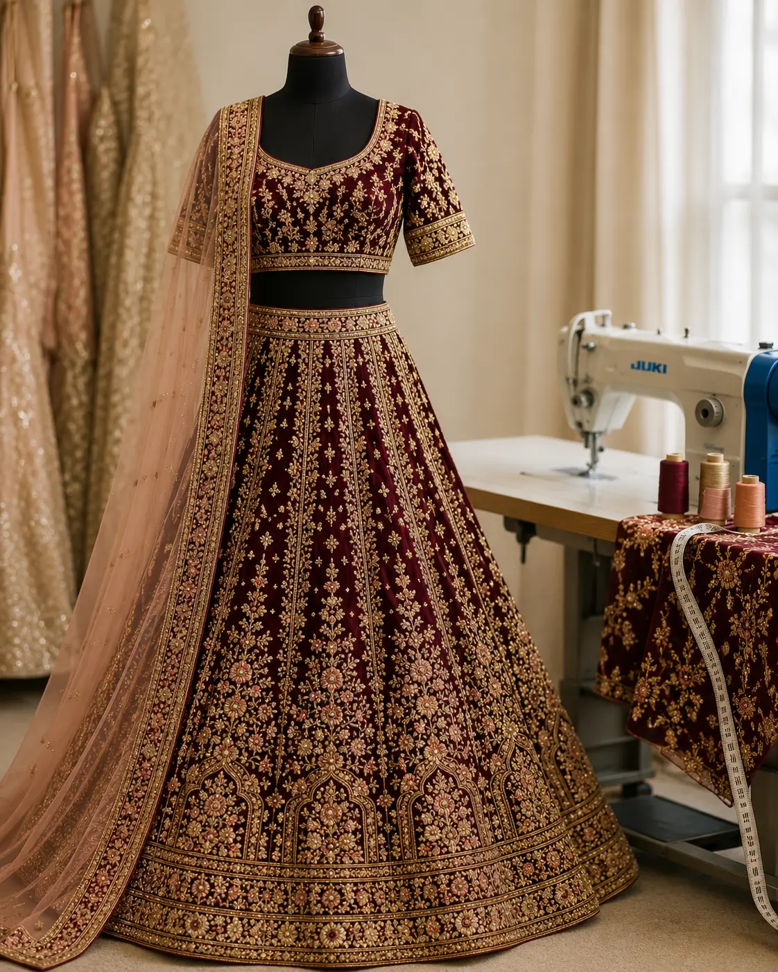 Lehenga Fitting — Tailoring by Anyatrends